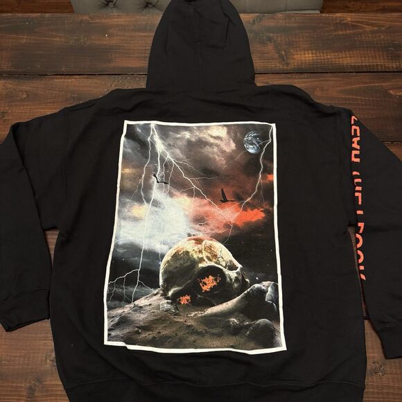 Travis Scott Birds Eye View Tour Fear the Flock Hoodie - Picture 3 of 9
